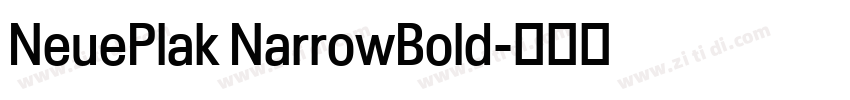 NeuePlak NarrowBold字体转换 NeuePlak NarrowBold字体转换